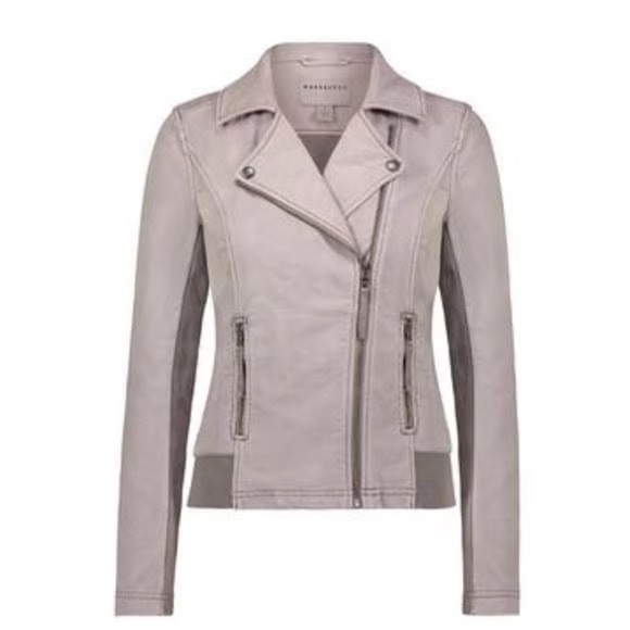 Marrakech Jackets & Blazers - Marrakech Faux Suede Moto Jacket